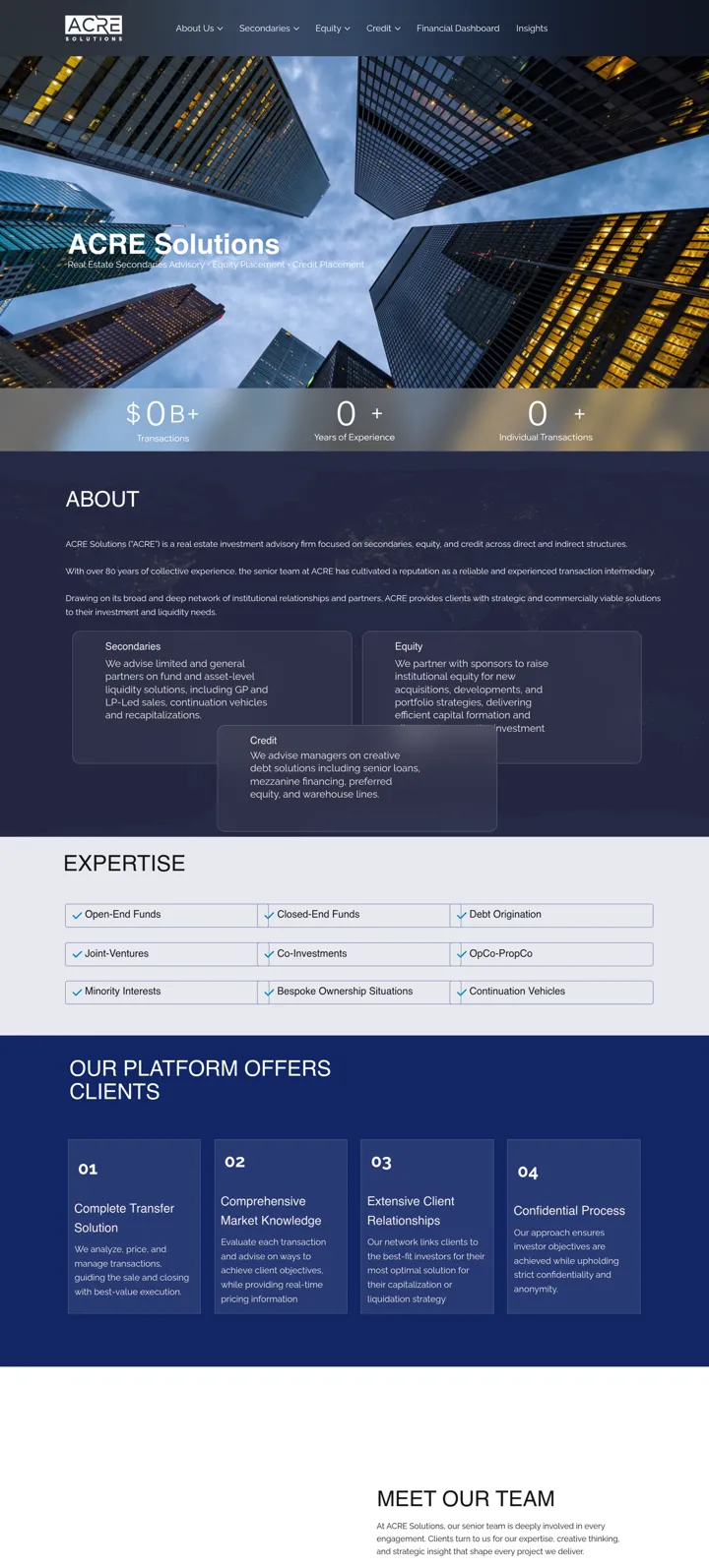 acresolutionsllc.com — full page