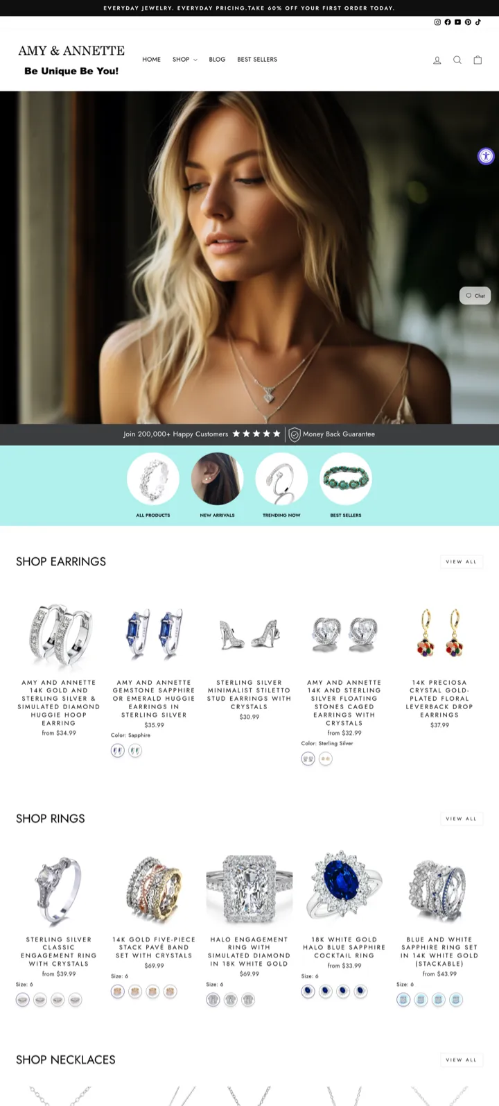 Amy & Annette website